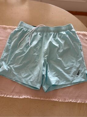 Nautica Swim Shorts Men’s Large Light Blue